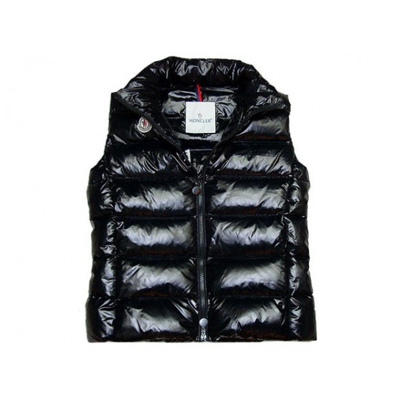 Moncler Donna Giù Gilet Nero Presa M71